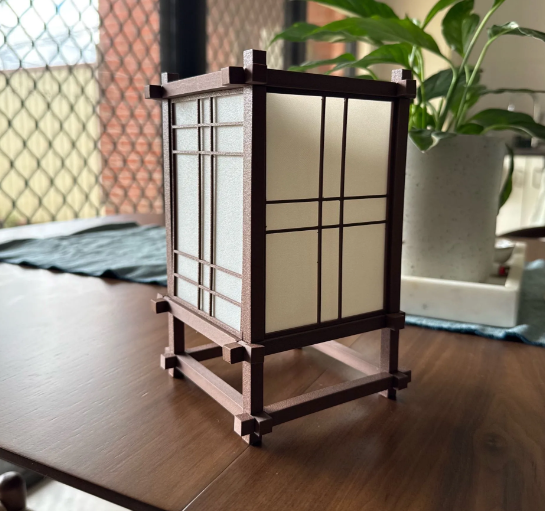Japanese Shoji Lamp | Home Decorator Lamp view 4